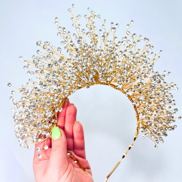 Diadema de mireasa handmade Eden
