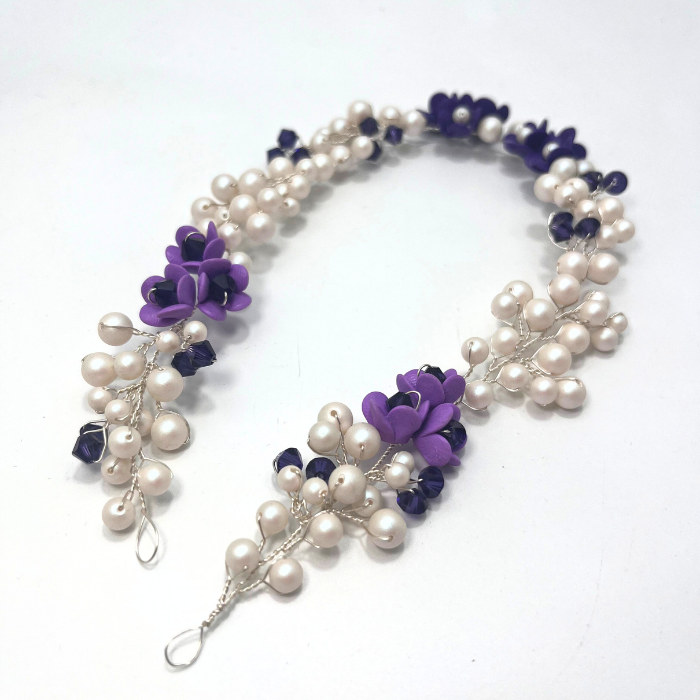 Coronita handmade cu Swarovski Elements Marissa