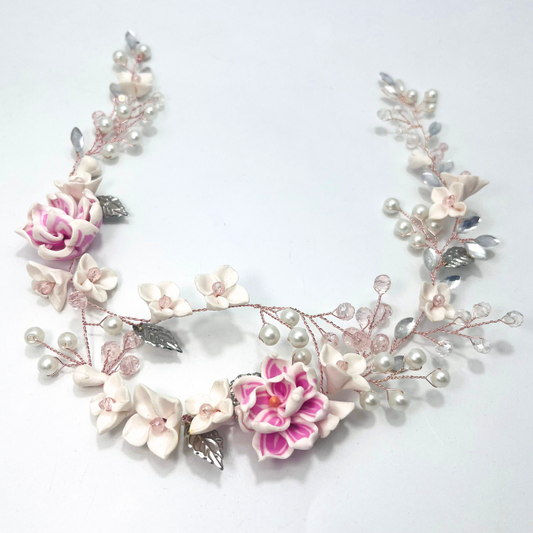 Coronita handmade eleganta Magnolia