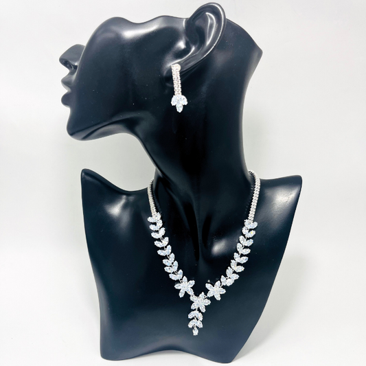 Set bijuterii cu zirconiu Salome