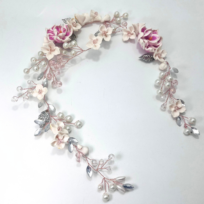 Coronita handmade eleganta Magnolia