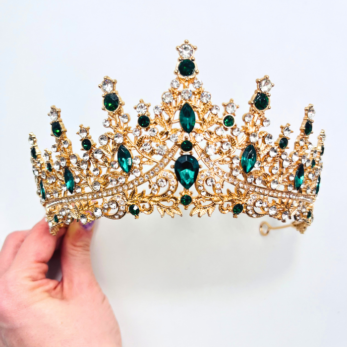 Diadema de mireasa eleganta Smarald
