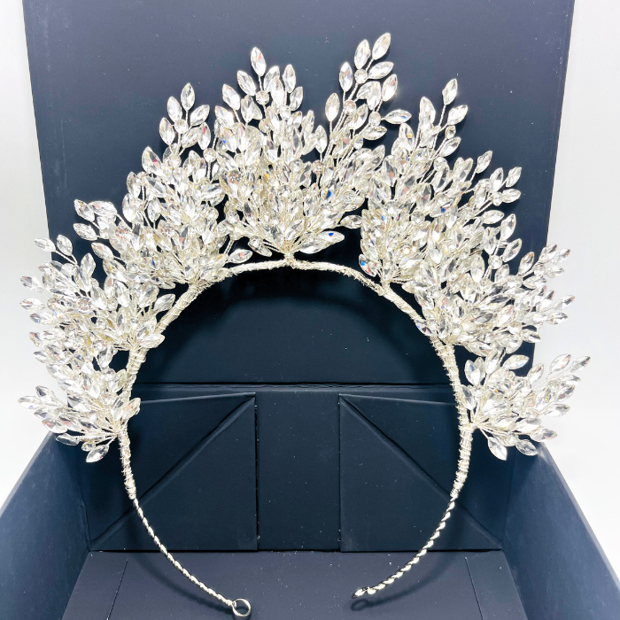 Diadema de mireasa handmade Serenity