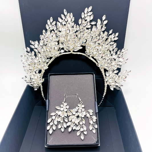 Diadema de mireasa handmade Serenity