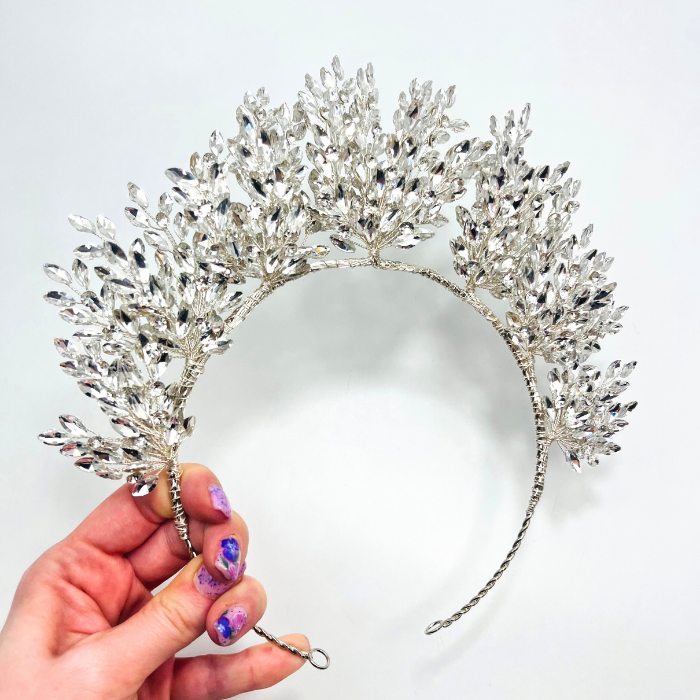 Diadema de mireasa handmade Serenity