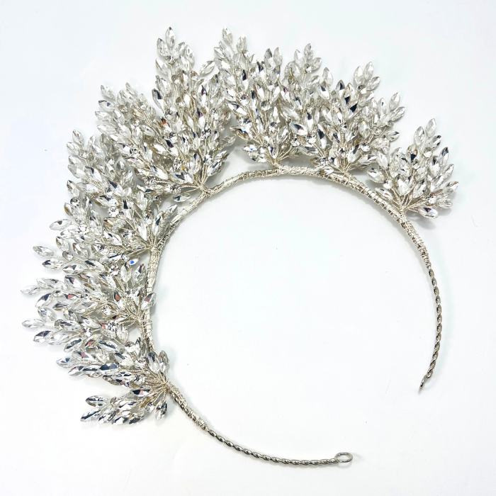 Diadema de mireasa handmade Serenity
